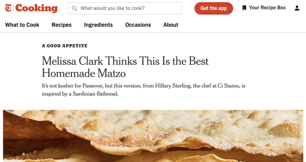 To Observant Jews, New York Times Cooking Offers a Pre-Passover Insult